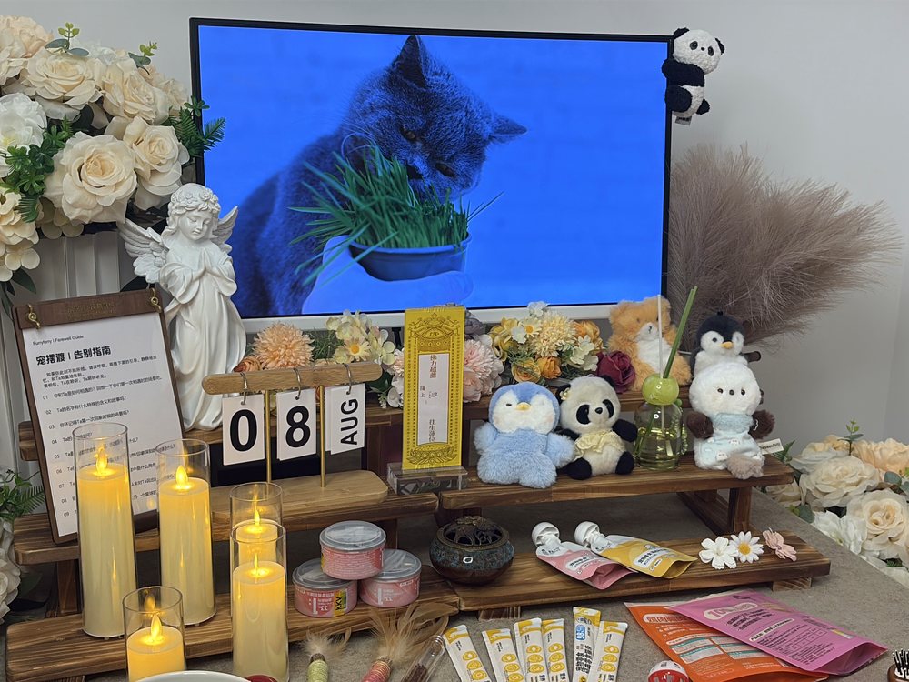 宠物骨灰交付与纪念品